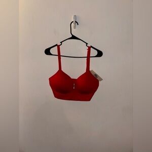 No Boundaries Red Bra